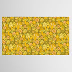 retro mushroom flower power pattern by surfy birdy Tablecloth Gallery Image 2