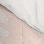 Abstract tropical plants pastel Comforter Gallery Image 4