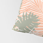 Abstract tropical plants pastel Pillow Sham Gallery Image 4