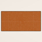 Lines III (Rust) Desk Mat Gallery Image 3