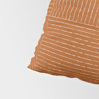 Lines III (Rust) Pillow Sham Gallery Image 4