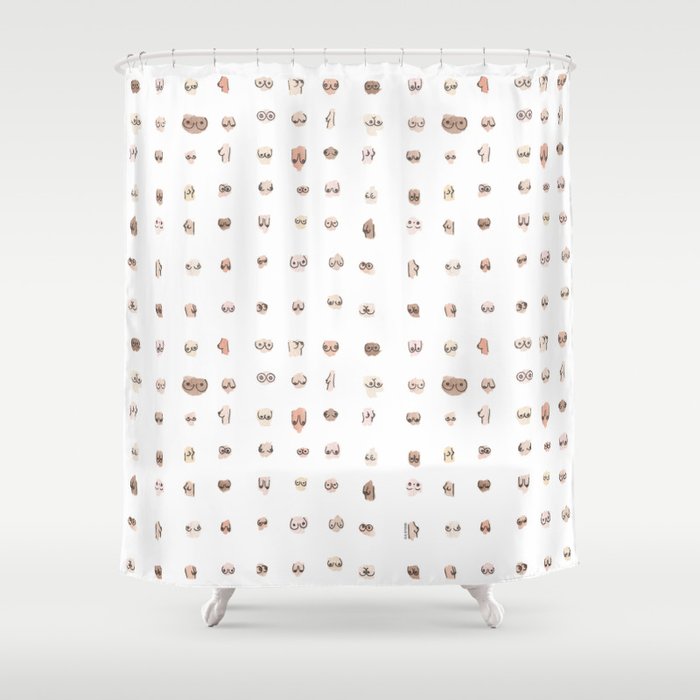 boobs Shower Curtain Gallery Image 1