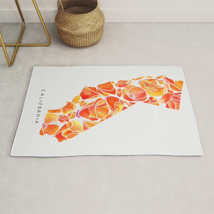 California Poppies Rug Gallery Image 1
