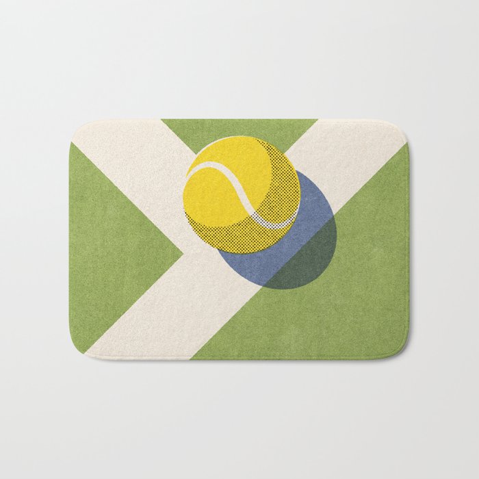 BALLS - Tennis - Grass Court - II Bath Mat Gallery Image 1