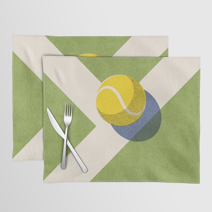 BALLS - Tennis - Grass Court - II Placemat Gallery Image 1