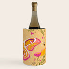 Madagascar Bullseye Moth in Enchanted Garden Wine Chiller Gallery Image 3