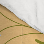 Madagascar Bullseye Moth in Enchanted Garden Comforter Gallery Image 4