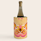 Madagascar Bullseye Moth in Enchanted Garden Wine Chiller Gallery Image 1