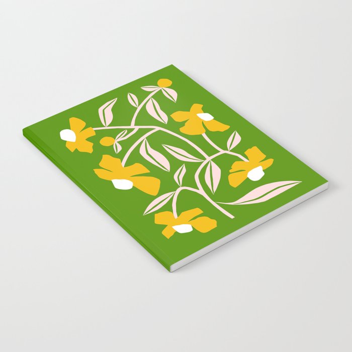 Yellow Flower Vine Notebook Gallery Image 1
