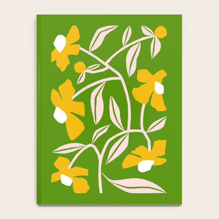 Yellow Flower Vine Notebook Gallery Image 4