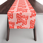 Holly Jolly Pattern Table Runner Gallery Image 1