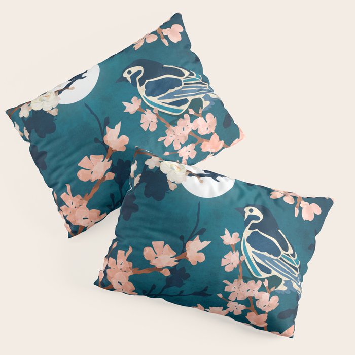Midnight Blossom Pillow Sham Gallery Image 3