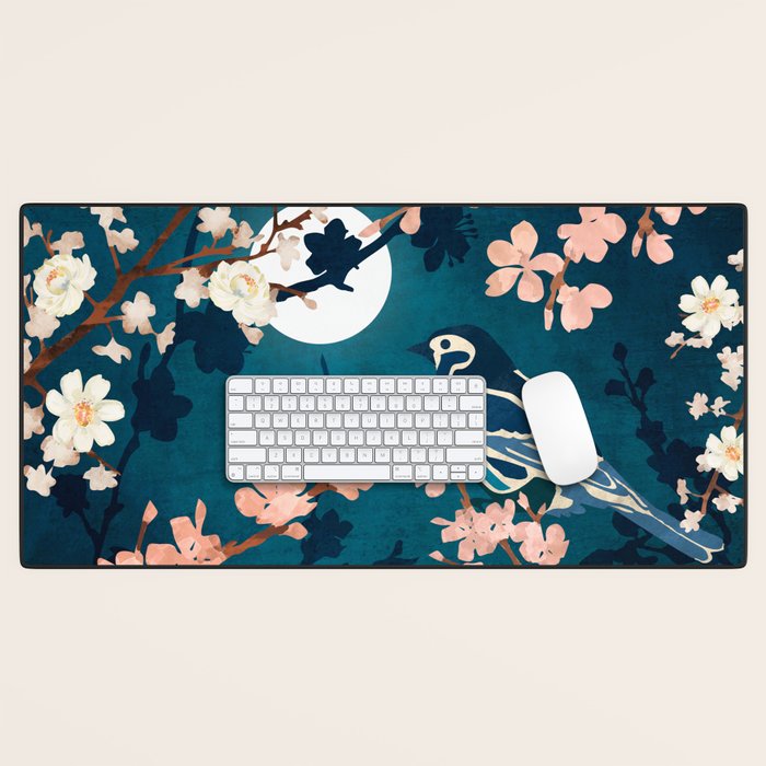 Midnight Blossom Desk Mat Gallery Image 1