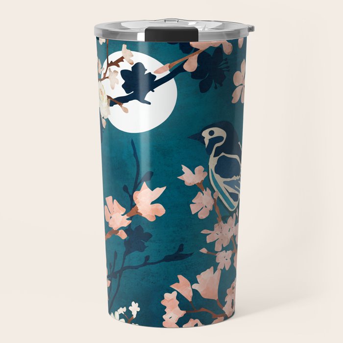 Midnight Blossom Travel Mug Gallery Image 1