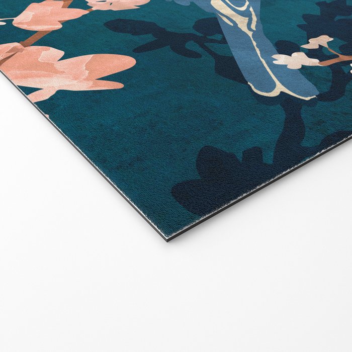 Midnight Blossom Welcome Mat Gallery Image 2