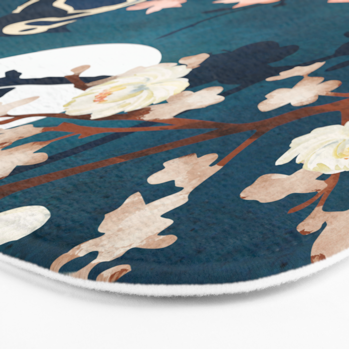 Midnight Blossom Bath Mat Gallery Image 3
