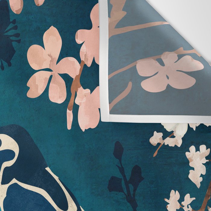Midnight Blossom Wall Tapestry Gallery Image 3