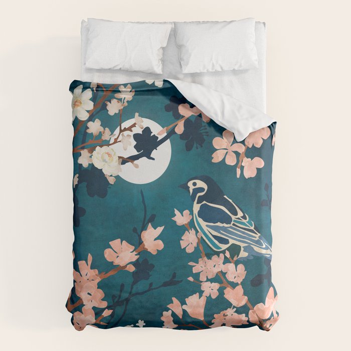 Midnight Blossom Duvet Cover Gallery Image 6
