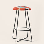 coral geometry Stool Gallery Image 1