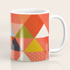 coral geometry Coffee Mug Gallery Image 1