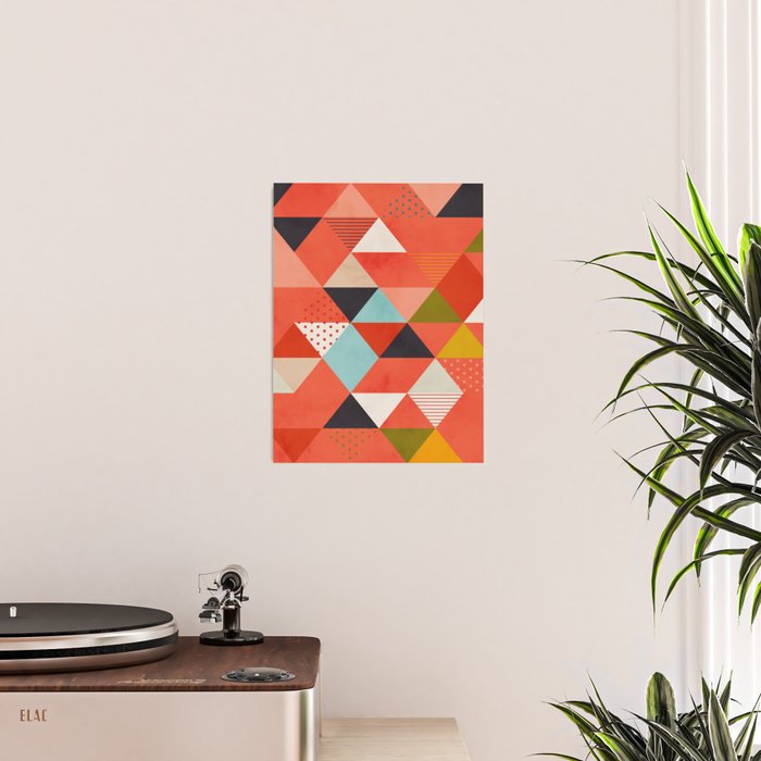 coral geometry Poster Gallery Image 2