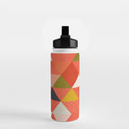 coral geometry Water Bottle Gallery Image 2