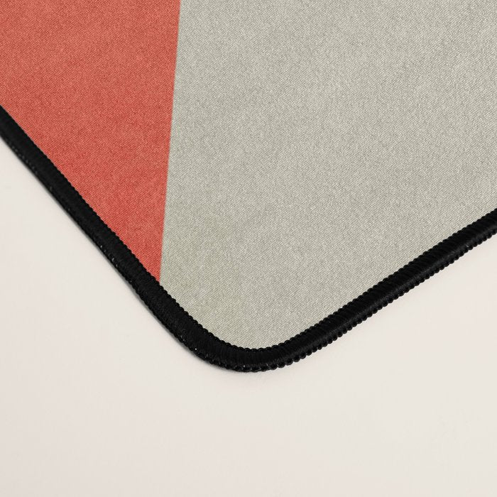 coral geometry Desk Mat Gallery Image 4
