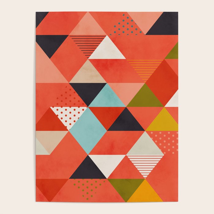 coral geometry Poster Gallery Image 4