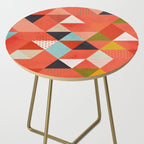 coral geometry Side Table Gallery Image 2