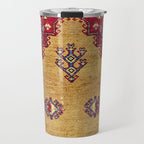 Kurdish East Anatolian Prayer Rug Print Travel Mug Gallery Image 1