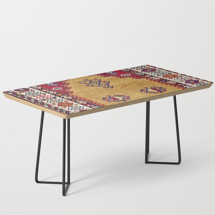 Kurdish East Anatolian Prayer Rug Print Coffee Table Gallery Image 1