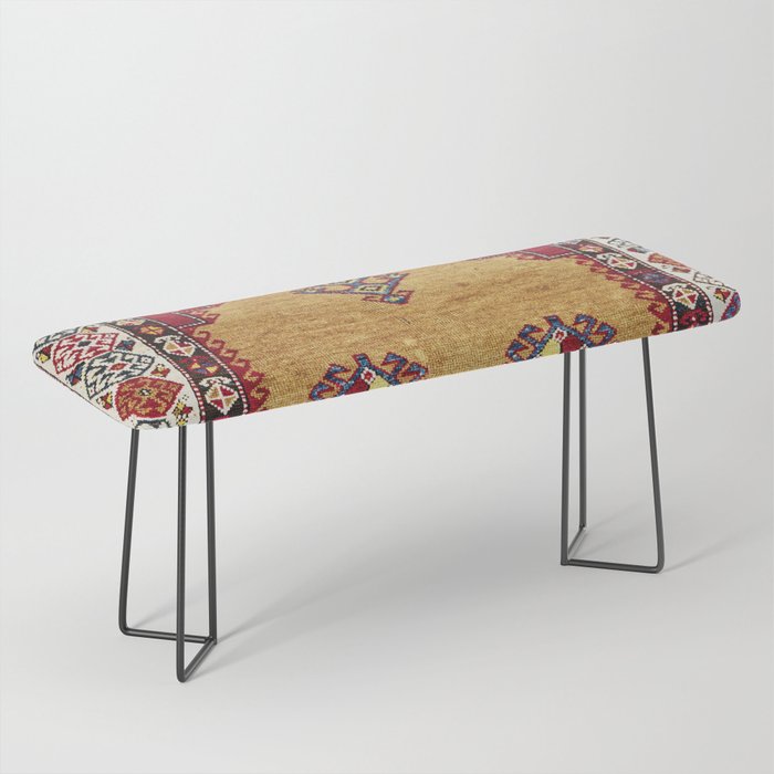 Kurdish East Anatolian Prayer Rug Print Bench Gallery Image 1