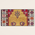 Kurdish East Anatolian Prayer Rug Print Desk Mat Gallery Image 3