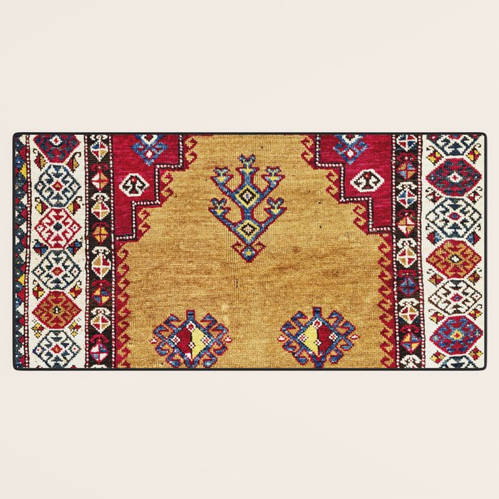 Kurdish East Anatolian Prayer Rug Print Desk Mat Gallery Image 3