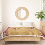 Kurdish East Anatolian Prayer Rug Print Duvet Cover Gallery Image 3