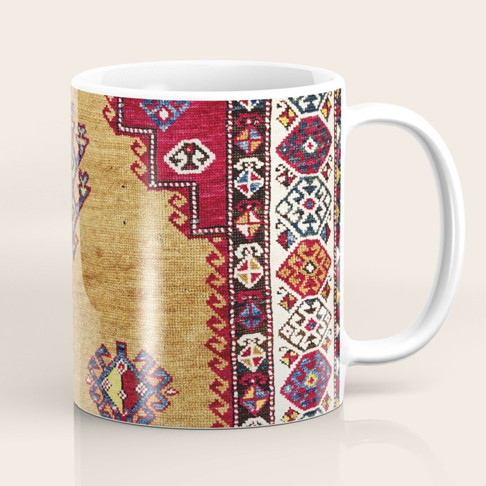 Kurdish East Anatolian Prayer Rug Print Coffee Mug Gallery Image 1