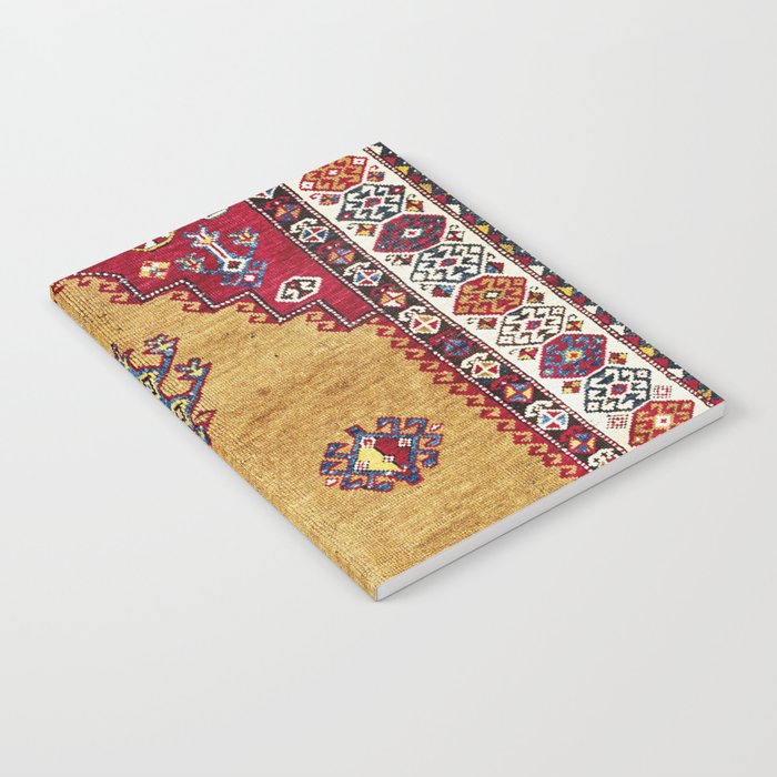 Kurdish East Anatolian Prayer Rug Print Notebook Gallery Image 1
