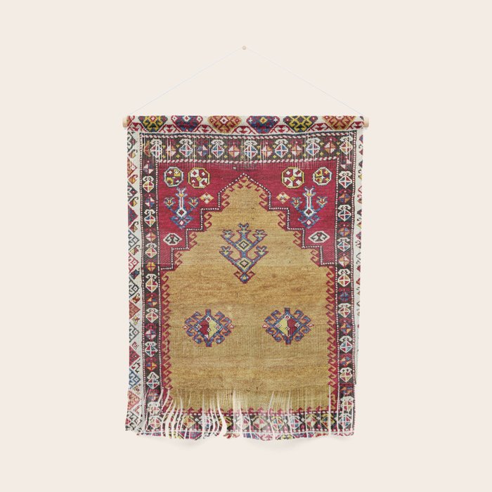 Kurdish East Anatolian Prayer Rug Print Wall Hanging Gallery Image 1