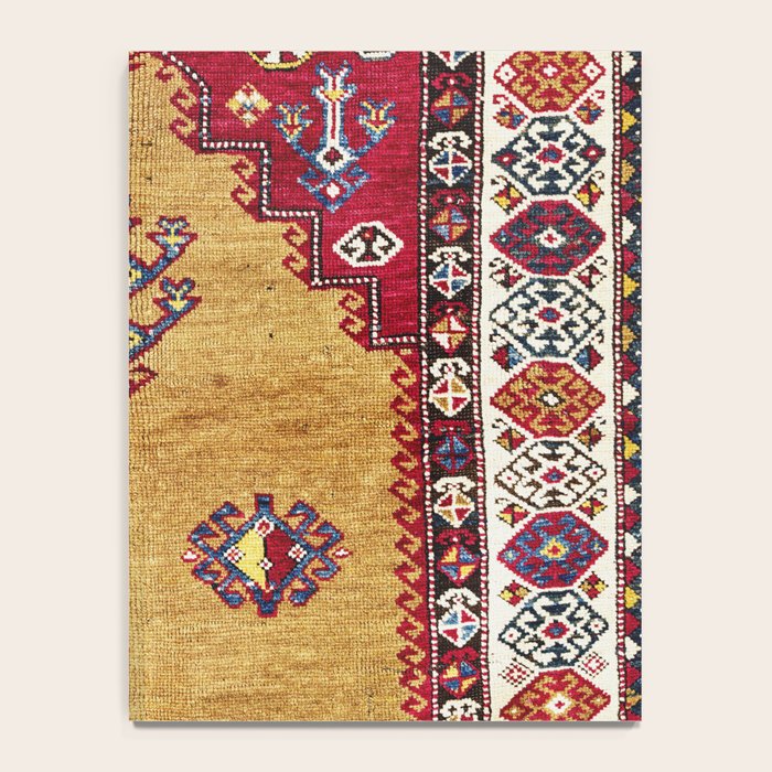 Kurdish East Anatolian Prayer Rug Print Notebook Gallery Image 4