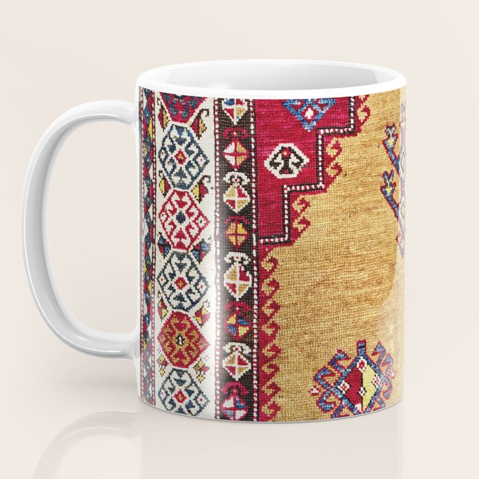Kurdish East Anatolian Prayer Rug Print Coffee Mug Gallery Image 3