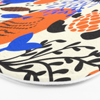 Ocean Love Whale Underwater Abstract Pattern #oceanlove #oceanpattern #oceanlife #savetheocean Bath Mat Gallery Image 3