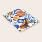 Ocean Love Whale Underwater Abstract Pattern #oceanlove #oceanpattern #oceanlife #savetheocean Notebook Gallery Image 3