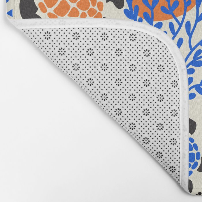 Ocean Love Whale Underwater Abstract Pattern #oceanlove #oceanpattern #oceanlife #savetheocean Bath Mat Gallery Image 2