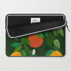Oranges and Blossoms Botanical Illustration Laptop Sleeve Gallery Image 2