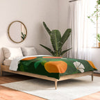 Oranges and Blossoms Botanical Illustration Comforter Gallery Image 2