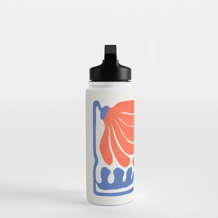 Coral Flowers & Ferns Water Bottle Gallery Image 3