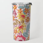 Alicia Pink Pattern Travel Mug Gallery Image 2
