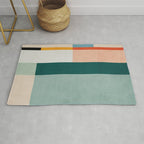 Modern Abstract Geometric Minimalist Artwork Rug Gallery Image 1