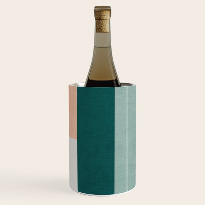 Modern Abstract Geometric Minimalist Artwork Wine Chiller Gallery Image 1