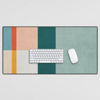 Modern Abstract Geometric Minimalist Artwork Desk Mat Gallery Image 1